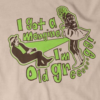 OLD GREGG MANGINA Tshirt greg boosh funny  