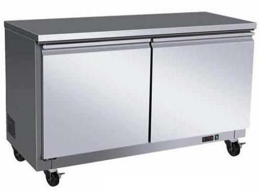   Two Door Worktop Undercounter Low Boy Refrigerator Cooler 60  