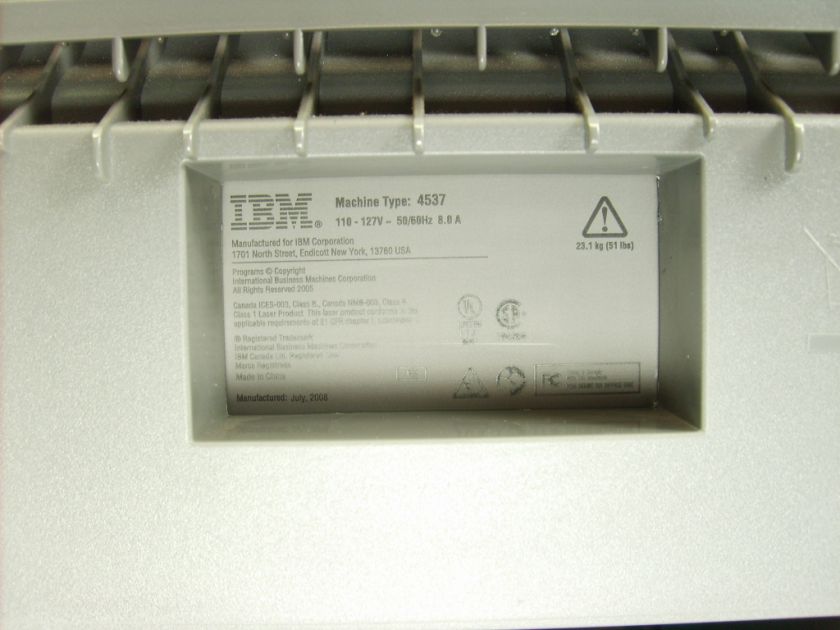 IBM Ricoh InfoPrint 1552N Laser Printer 4537 N01 39V0065 Refurb Warr 