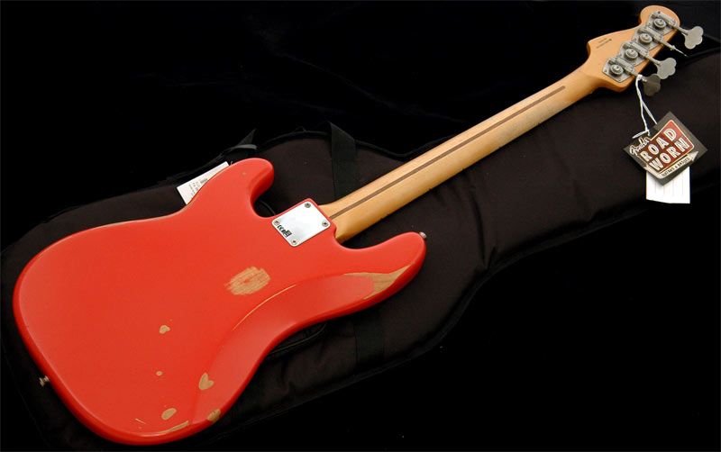 New Fender ® Road Worn 50s Precision Bass Fiesta Red  