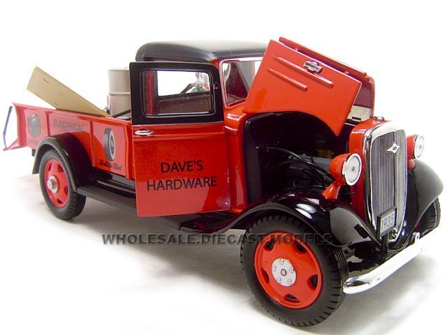 Brand new 124 scale diecast model of 1935 Chevrolet Pickup die cast 