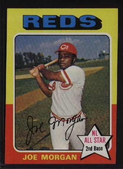 1975 Topps Set Break # 180 Reds Joe Morgan S4 NRMT MT  