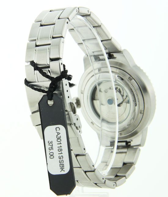 Automatic Croton Stainless Steel Watch CA301181SSBK 754425092897 