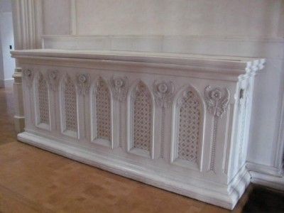 ANTIQUE GOTHIC CARRERA MARBLE RELIGIOUS ALTAR 11CC30  