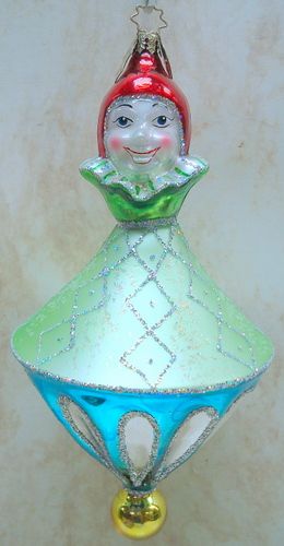 RADKO Pop Star ORNAMENT MARDI GRAS Jack CLOWN 1012432  