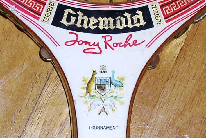 VINTAGE CHEMOLD TONY ROCHE TOURNAMENT TENNIS RACQUET  