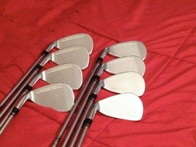 TAYLOR MADE RAC CGB IRONS 3 PW STEEL REGULAR FLEX SENSICORE EXCELLENT 