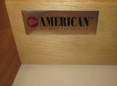 One Drawer Cherry Inlay Nightstand by American Martinsville  