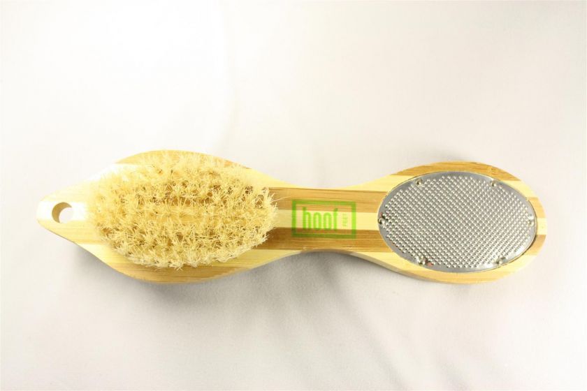 Hoof Bamboo 4 Side Foot Tool  Callus Rasp, Pumice Stone  