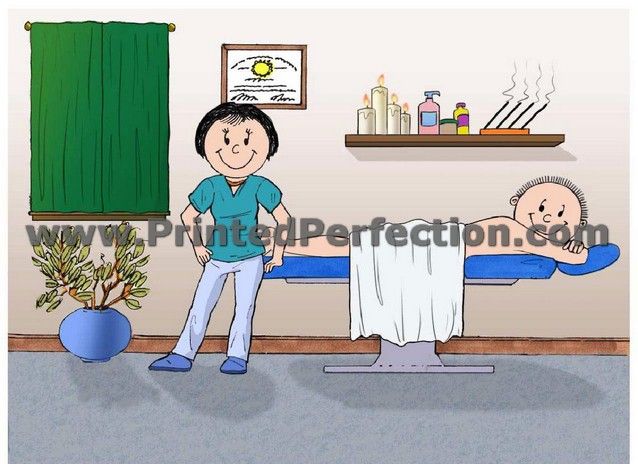 MASSAGE THERAPIST   Custom Cartoon Gift, Many Options for 