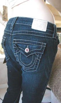 True Religion Joey pink disco jeans DK promise land  