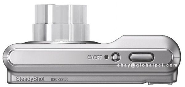 Sony Cyber Shot DSC S2100 12.1 MP Digital Camera 18X Total Zoom Silver 