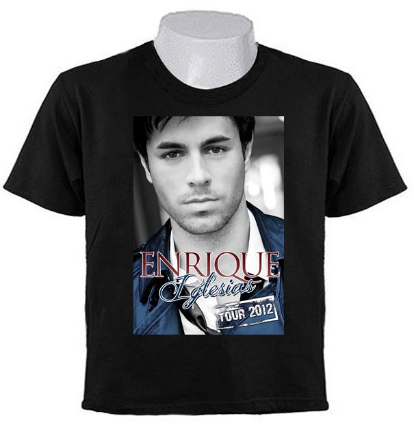 ENRIQUE IGLESIAS Concert TOUR 2011 2012 T SHIRTS LATIN MUSIC SPAIN 