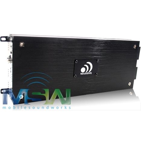 MASSIVE AUDIO® N4 NANO BLOCK SERIES 2000W RMS CAR MONOBLOCK AMPLIFIER 