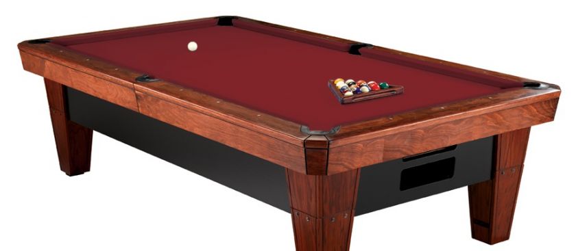 SIMONIS 760 CLOTH FOR 8 FOOT OS TABLE   BURGUNDY   NEW  