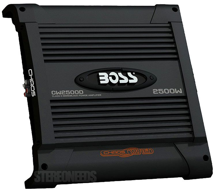 BOSS CW2500D 2500 WATT MONOBLOCK AMP CAR AMPLIFIER MONO  