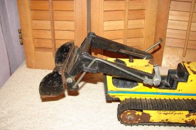 Vintage Tonka Trencher Track Loader Backhoe  