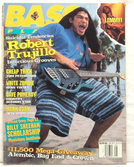 Bass player magazines are tougher to find than most of what we sell 