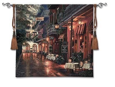 Carmen Leggio Street Scene City Landscape Pic Tapestry  