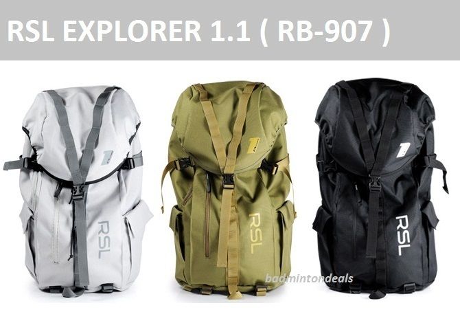 NEW 2011 RSL EXPLORER 1.1 BADMINTON BAG BACKPACK RB 907  