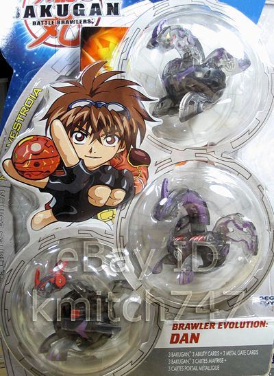 Bakugan B2 Evolution Pack DAN Black Darkus Translucent  