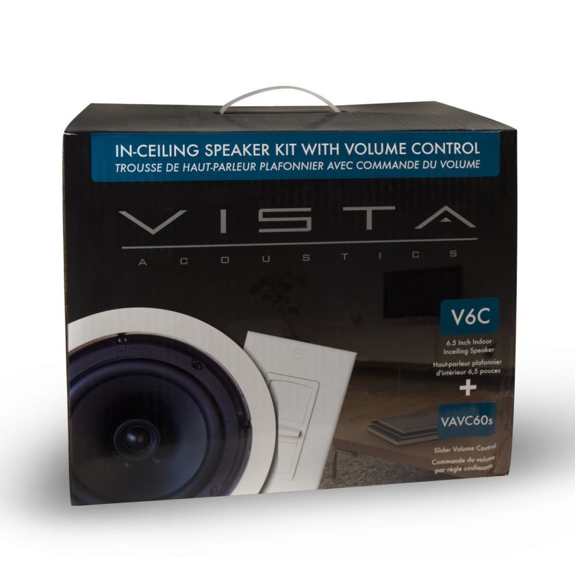 Bazooka Vista 6.5 Ceiling Speaker With Slider Volume  