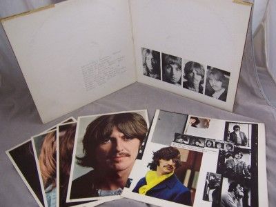 Beatles WHITE ALBUM Record LP Complete Early Press US  