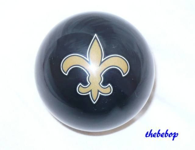 Black New Orleans SAINTS NFL Billiard Pool Cue Ball NEW  