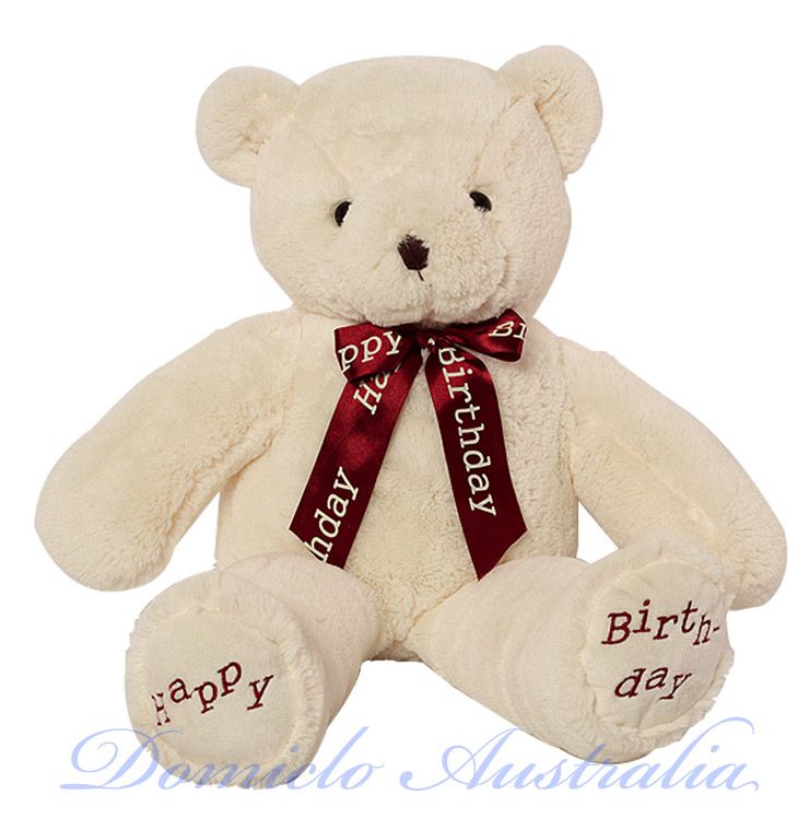 60CM LARGE BIG SOFT PLUSH HAPPY BIRTHDAY TEDDY BEAR 24  