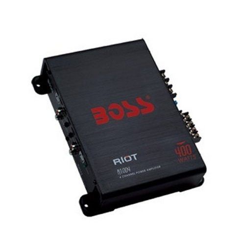 Boss Riot R1004 Car Amplifier   4 x 50 W @ 4 Ohm   @ 2 Ohm400 W PMPO 