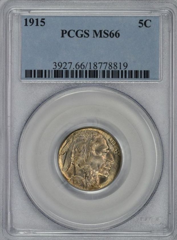 1915 BUFFALO NICKEL PCGS MS 66  