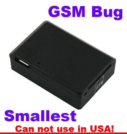 World Smallest Wireless GSM Sim Card Spy Mini Ear Bug G01  