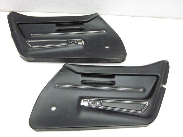 Corvette Basic Bare Door Interior Door Panel Pair 1970 1976 NEW  