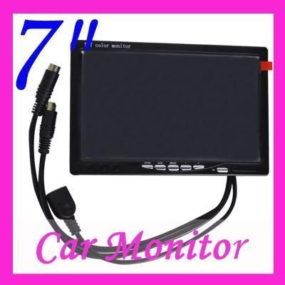   Digital 7 TFT LCD Headrest Color Car Rearview Monitor VCR DVD A309