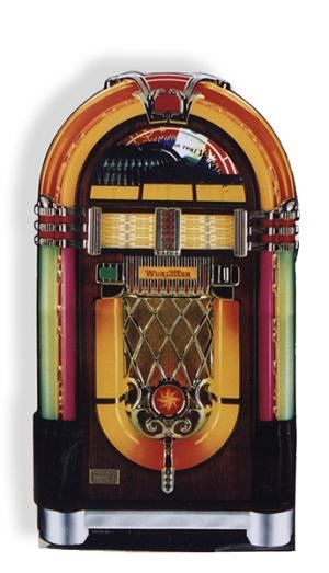 WURLITZER JUKEBOX PARTY PROP LIFESIZE CARDBOARD CUTOUT  