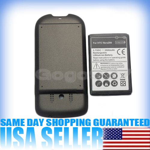 3500mAh Extended Battery for CDMA Sprint HTC Hero 200  