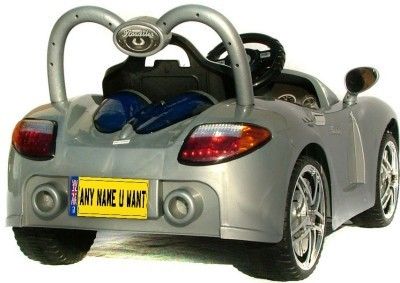 PERSONALISED NUMBER PLATE FOR KIDS RIDE ON CAR  