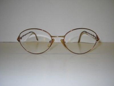 CHRISTIAN DIOR 3559 Brown Gold w/ Crystals Eyeglasses  