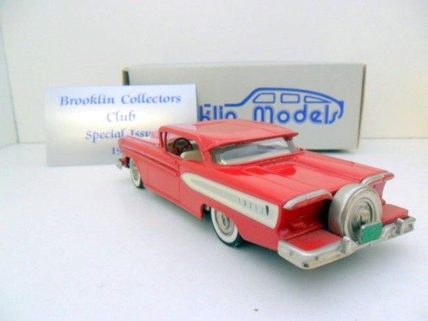   43 BRK22X 1958 EDSEL CITATION COLLECTORS CLUB THIRD MODEL RED  