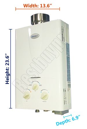   10 LPM   2.7 GPM PROPANE GAS TANKLESS WATER HEATER ON DEMAND GA10LP