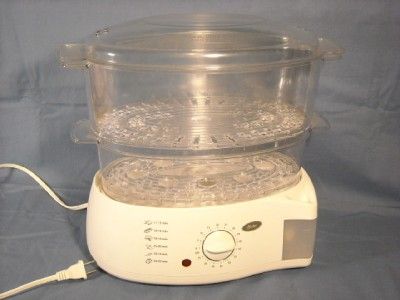 OSTER STEAMER RICE COOKER DOUBLE 2 TIER FOOD STEAMER  