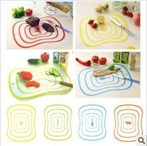 NEW Ultra thin Flexible PP Chopping Board Cutting Mat  