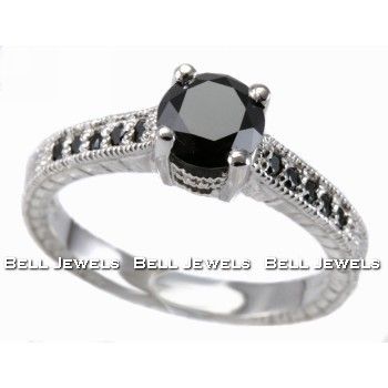 BLACK DIAMOND RING SET