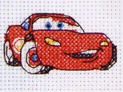 Anchor Disney Cars Lightening McQueen Cross Stitch Kit  