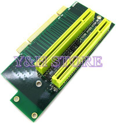 Dual Slot 90 Angel PCI Riser Extender Expansion Card  