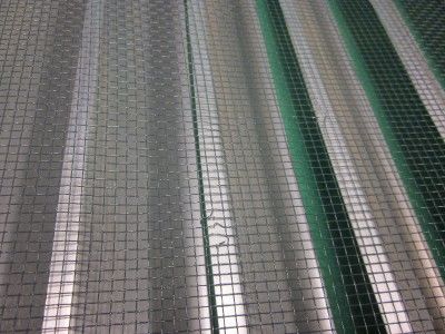 ALUMINUM MILL WALL LOUVER VENT w/ MESH SCREEN 18 x 24  