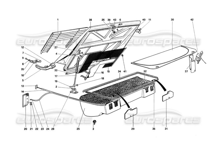 Ferrari 208 Turbo Framework / Support # 60954700  