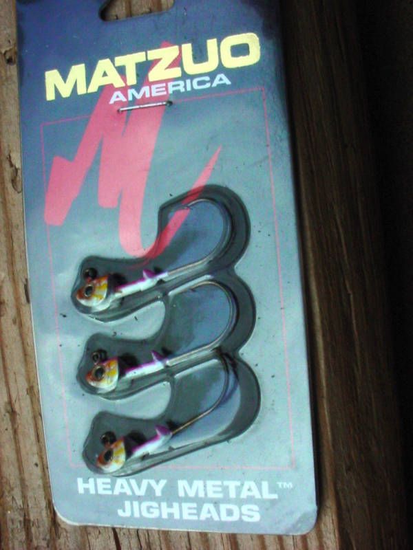 SIX Cards Matzuo Heavy Metal Jig heads 1/16OZ MMJ16 OZB  