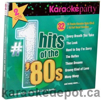 Karaoke Party CD+G   #1 Hits of the 80s Kareoke  