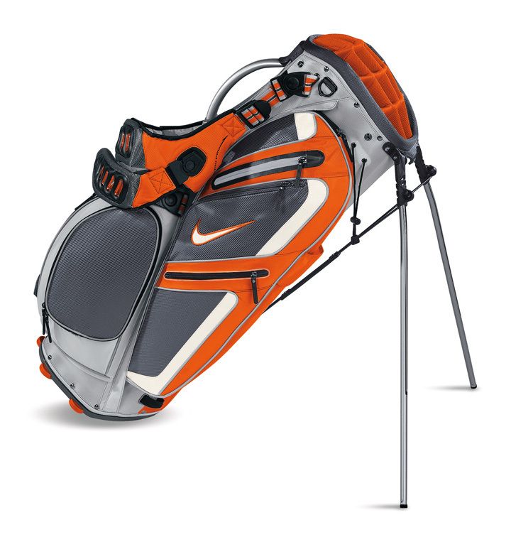 NIKE PERFORMANCE CARRY Golf Bag   SILVER/SWAN/SAFETY ORANGE  